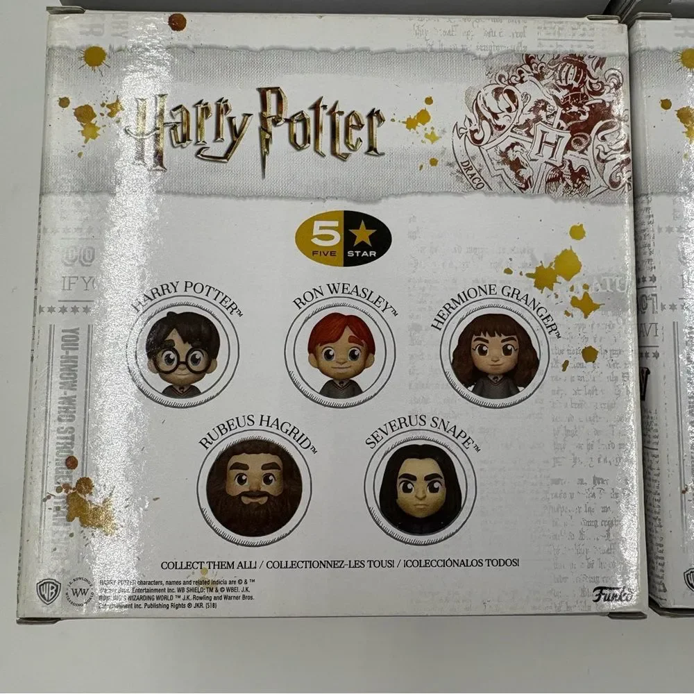 NIB Funko Harry Potter Vinyl Figure Set Ron Weasley Hermione Granger Hagrid